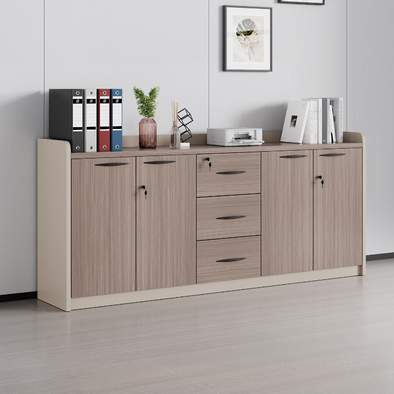 Credenza Office Storage - Armário de Escritório Moderno em Madeira,