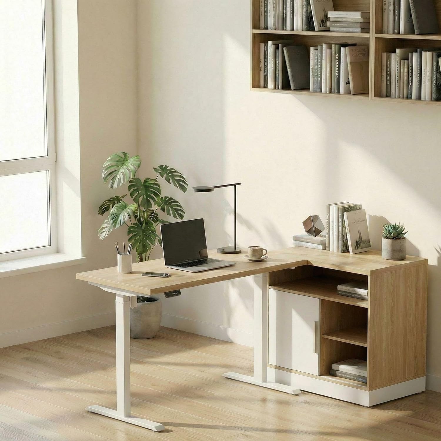 Credenza Office Storage - Mesa de Escritório Elétrica com Armário