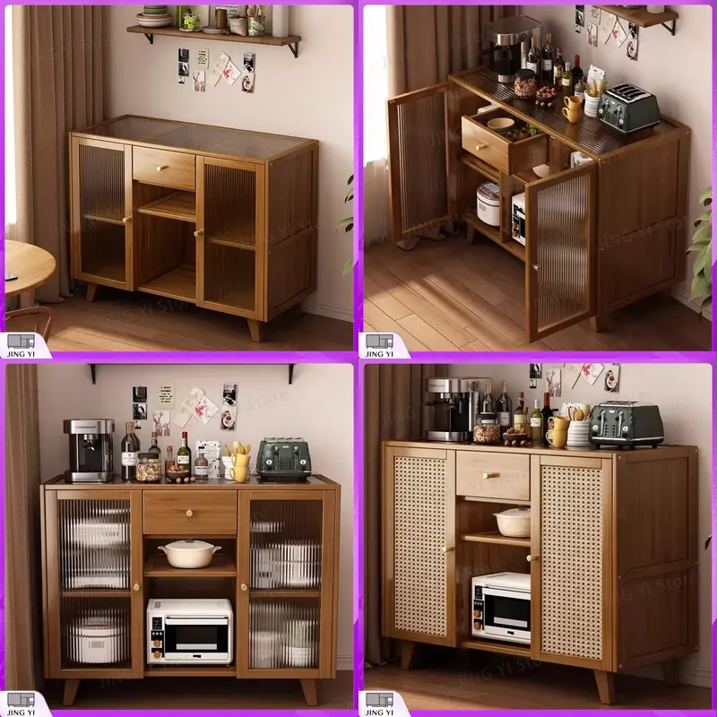 Credenza Office Storage - Armário de Cozinha de Madeira, Buffet,