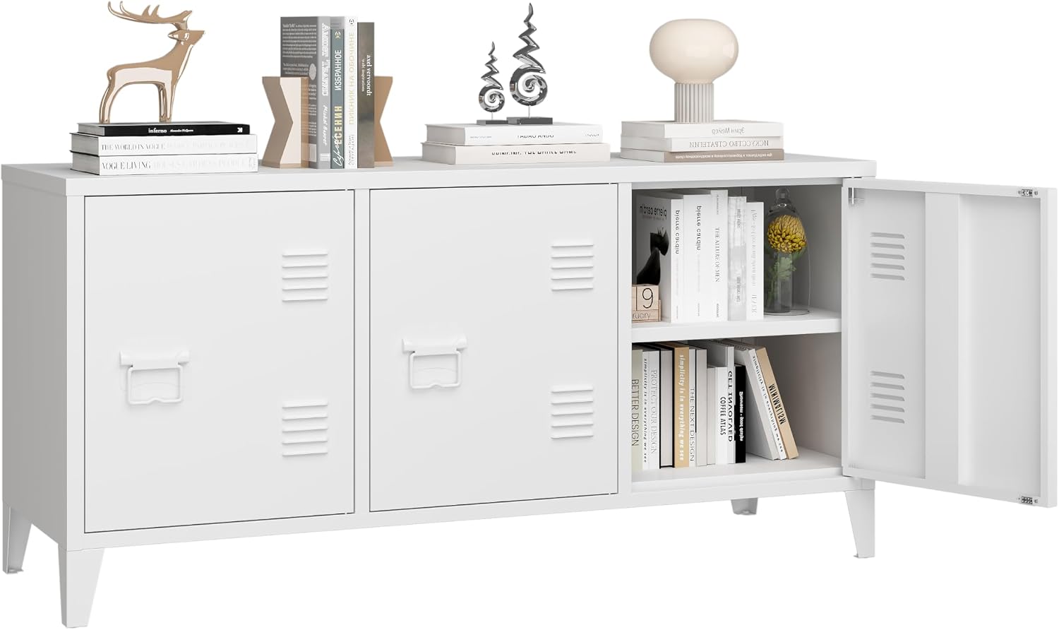 Credenza Office Storage - Centro de entretenimento moderno para TV,