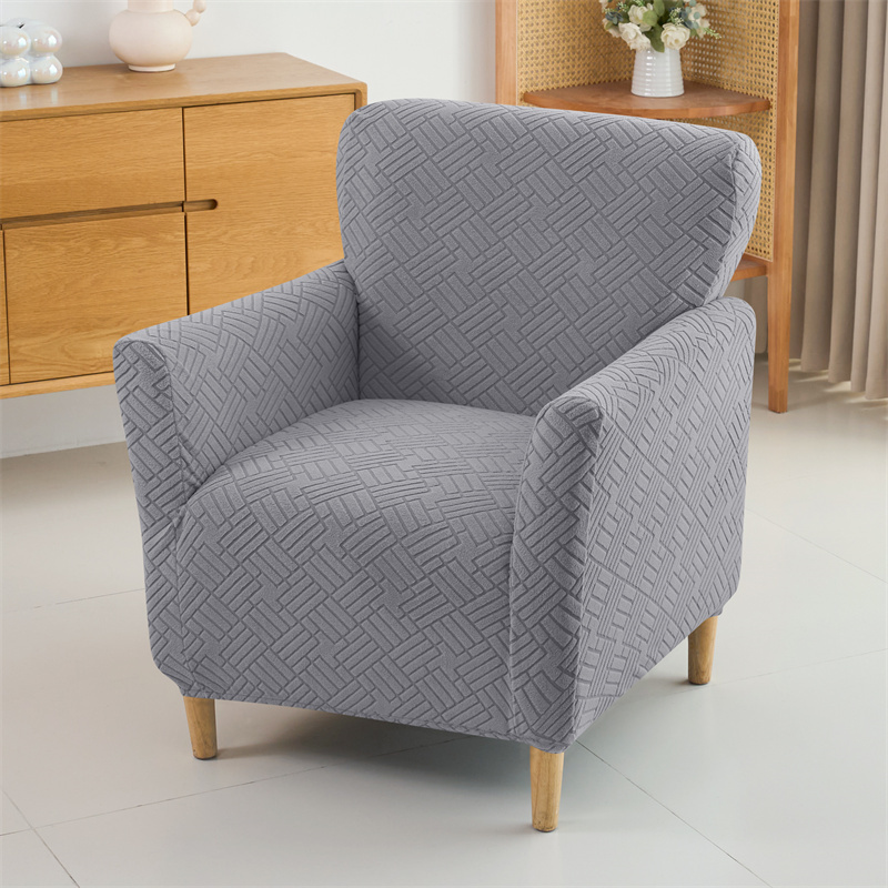 1 Peça Capa Elástica Jacquard  - Office Furniture Dimensions avaliação e preço