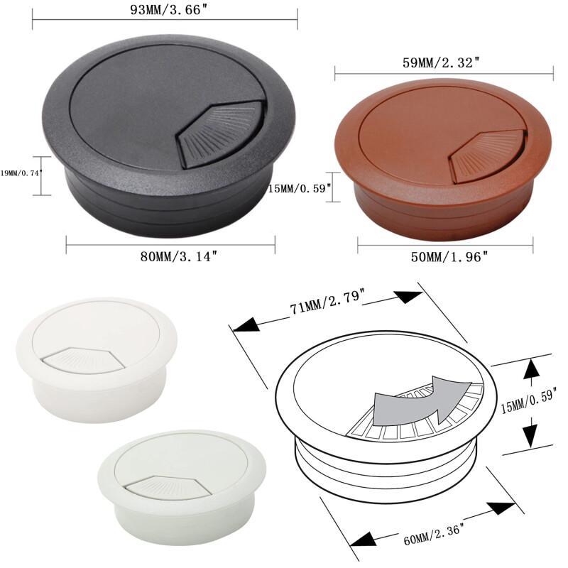 1 pçs cabo buraco capa ilhós m - Office Furniture Suppliers avaliação e preço