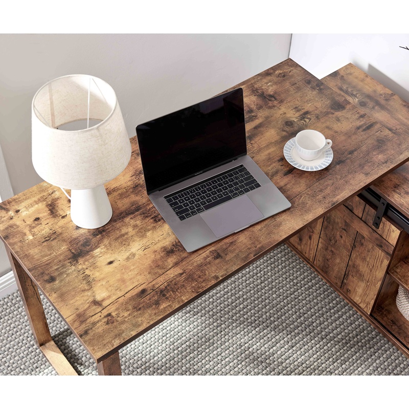 Mesa em L com Armário de Armaz - Credenza Office Storage avaliação e preço