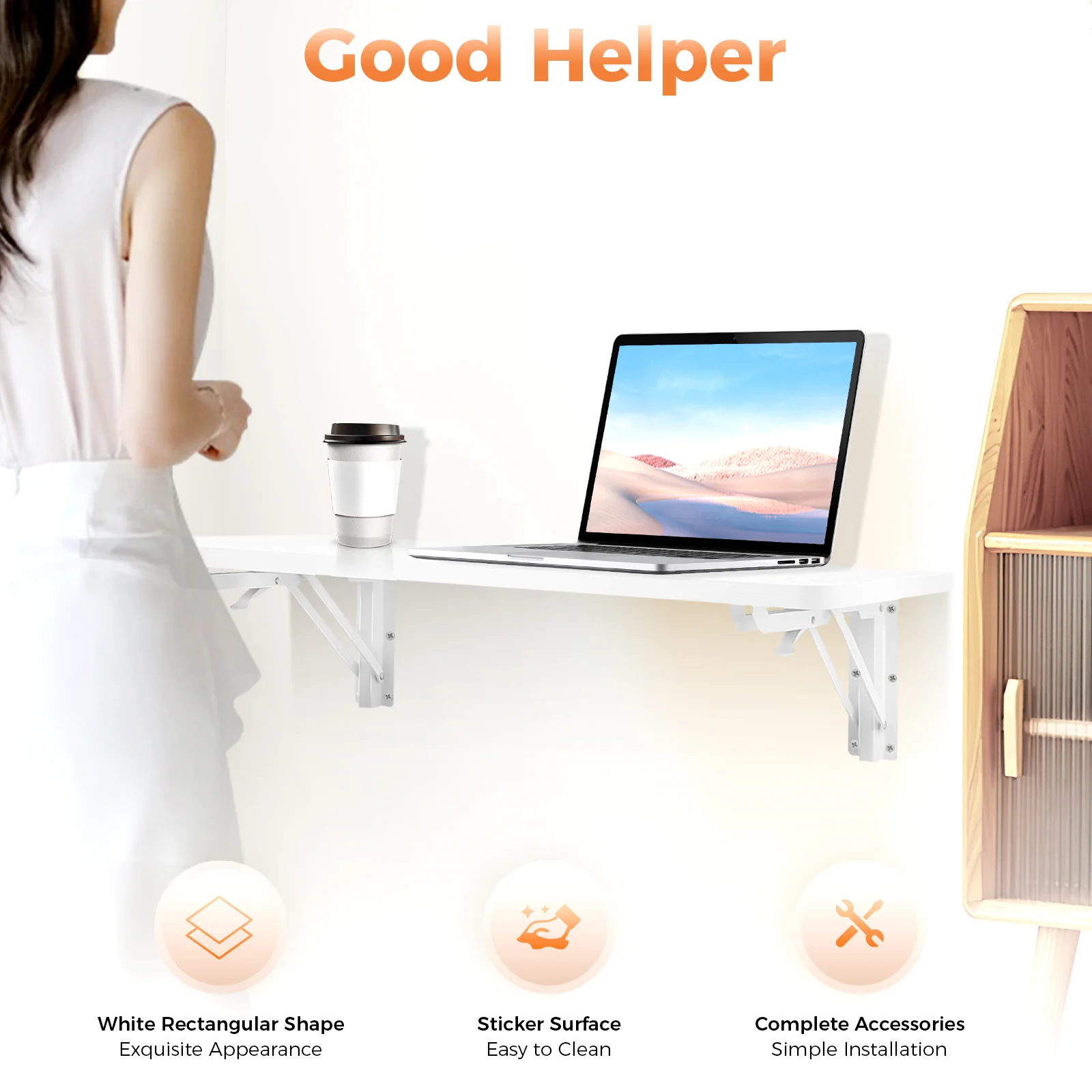 Mesa Flutuante Dobrável de Par - Office Furniture Dimensions avaliação e preço