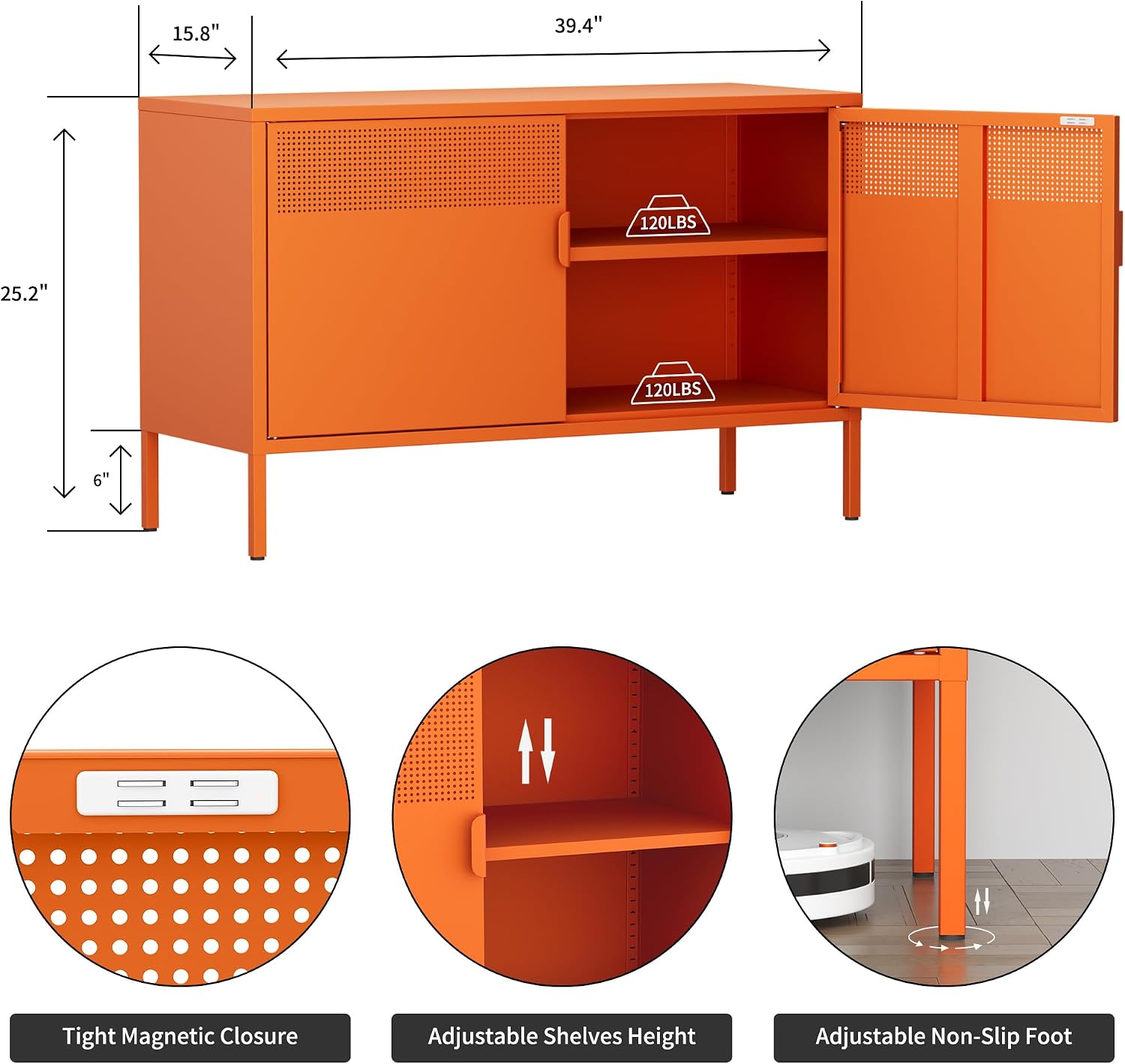 Armário de Armazenamento Metál - Credenza Office Storage avaliação e preço